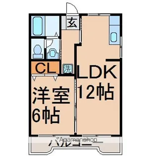 グレースエステートNO2【103号室】の間取り