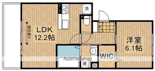オランジュ B【1階】の間取り