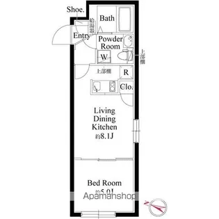 タスキSMART西大井【2階】の間取り
