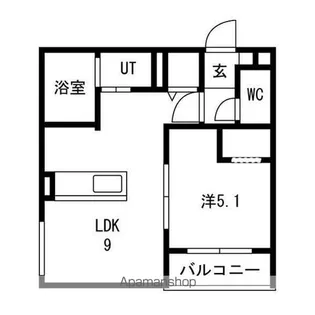 BON・ECLORE(ボン エクロール)【1階】の間取り