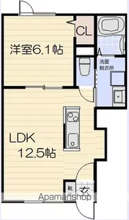 ラピスⅢ【1階】の間取り