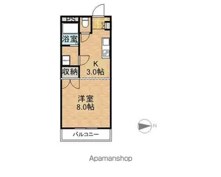 アーバンライフサワキ【205号室】の間取り