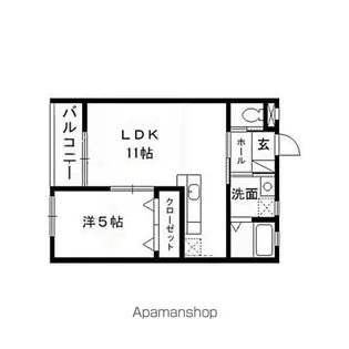 ボアソルテ【103号室】の間取り