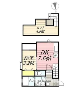 メゾンソレイユ2【1階】の間取り