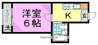 中野ウエストハイツ【1階】の間取り