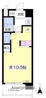 HMC FLATS【1階】の間取り