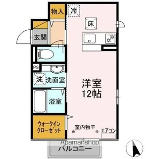 LA LUCE奏の杜(ラ ルーチェ)【1階】の間取り