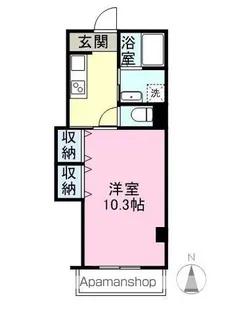 ロゼ ロワール【1階】の間取り