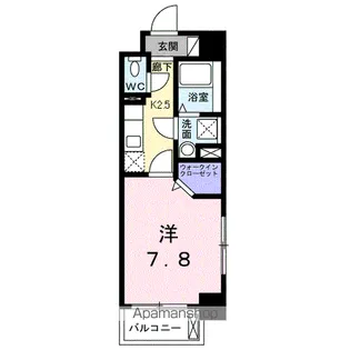 名取飯野坂壱番館【2階】の間取り
