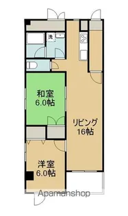 ラフィーネ丸武【1階】の間取り