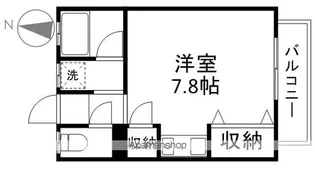 メゾン岩佐【1階】の間取り