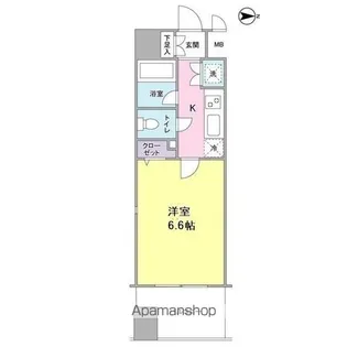 プロスペクト・グラーサ広尾【2階】の間取り