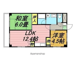 ニューオーク【3階】の間取り