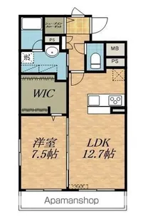 グランデ コスモ【506号室】の間取り