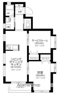 プレジール南与野【2階】の間取り