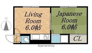 ラ・フォーレ元町【405号室】の間取り