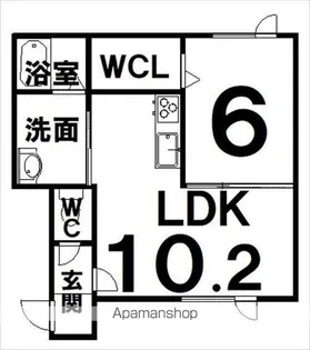 フクシア【1階】の間取り