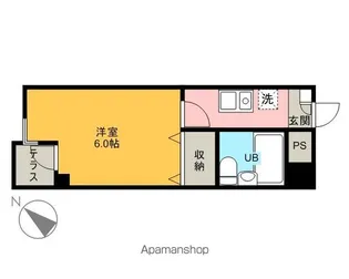MAC平山城址公園コート【1階】の間取り