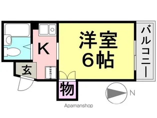 セント立花【5階】の間取り