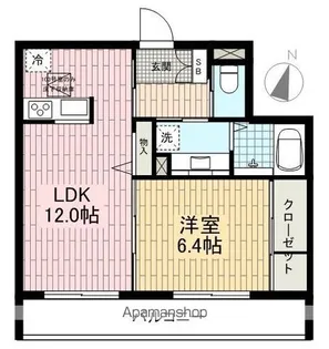 GRANDE CHARIOT【205号室】の間取り