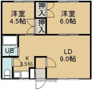 光栄マンション【2階】の間取り