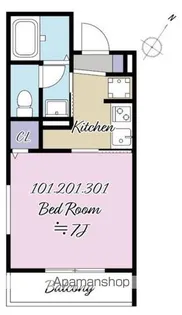 グランベスト本千葉【1階】の間取り