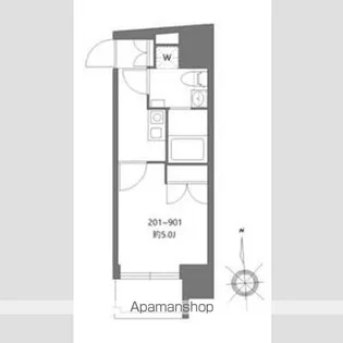 シティウォーク練馬【801号室】の間取り