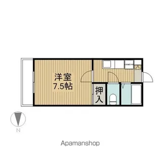 ファインビューⅡ【307号室】の間取り