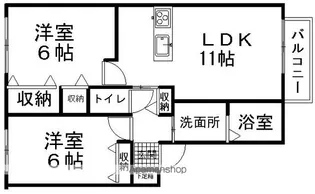 ディアスKS【2階】の間取り