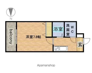 フロンティアタワー名駅南(旧CITY SPIRE 名駅南)【11階】の間取り