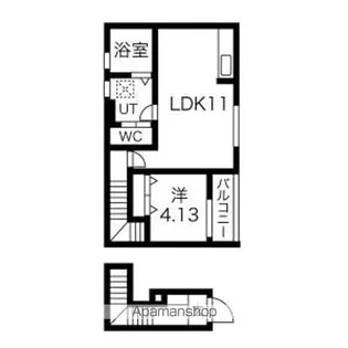 リーブルファイン中鶉【2階】の間取り