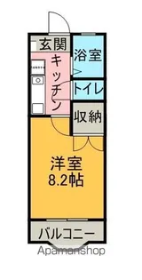 シャルマンN・S【208号室】の間取り