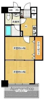 ヴォルフスガルテン太宰府【2階】の間取り