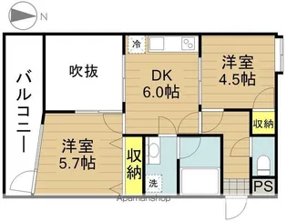 戸田パークヒルズ【201号室】の間取り