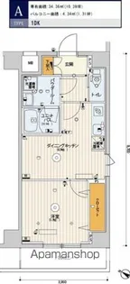 スカイコート渋谷神山町【201号室号室】の間取り