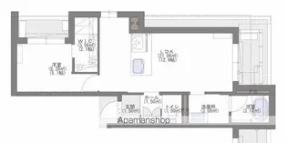 シャーメゾン・ルリエ大濠【3階】の間取り