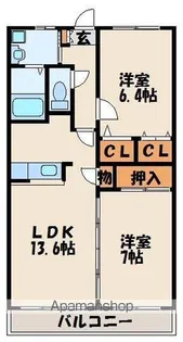 ハイランド花見【3階】の間取り