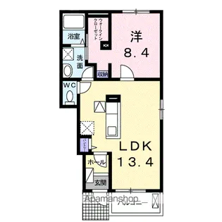 BEST HOUSE Ⅱ A【1階】の間取り