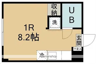 アメリカンハウス向山【303号室】の間取り