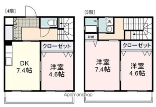 GRAND MAISON葵【4階】の間取り