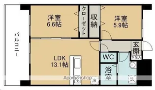 ARAI EAST【3階】の間取り