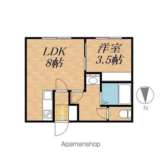 FOREST109【2階】の間取り