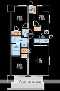 レジディア南千住【7階】の間取り