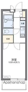 レオパレス桜【4階】の間取り