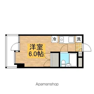 グランドゥール登戸(1R)【205号室】の間取り