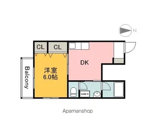 吉田ビル【4階】の間取り
