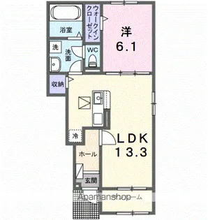 サニーフラットⅡ【1階】の間取り
