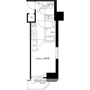 グローバン板橋【5階】の間取り
