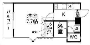 エイシィーヴィラ【101号室】の間取り
