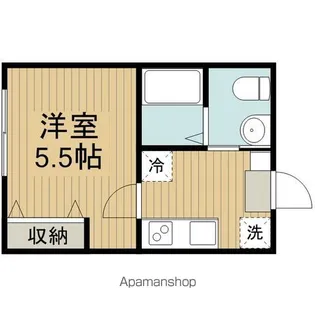 ハーミットクラブハウス高円寺 フラット【2階】の間取り